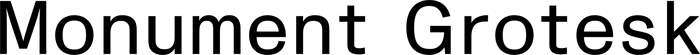 Monument Grotesk font preview