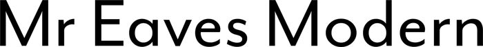 Mr Eaves Modern font preview