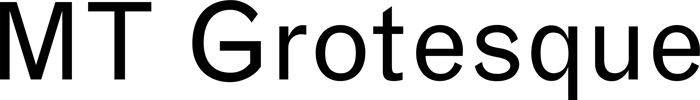 MT Grotesque font preview