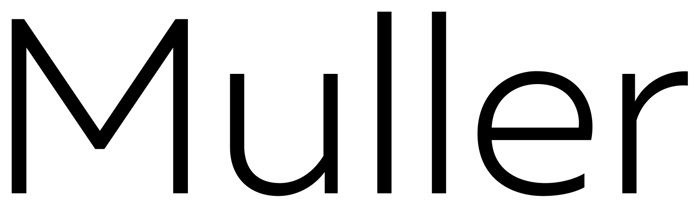 Muller font preview