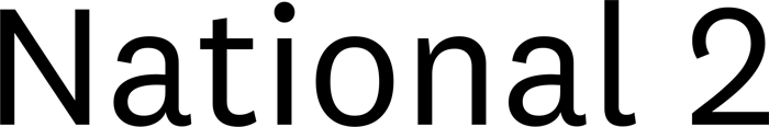 National 2 font preview