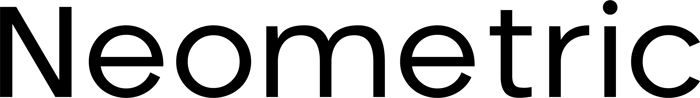 Neometric font preview