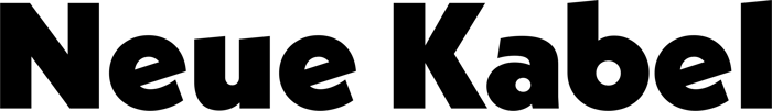 Neue Kabel font preview