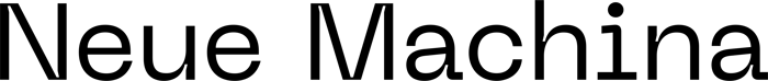 Neue Machina font preview