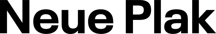 Neue Plak font preview