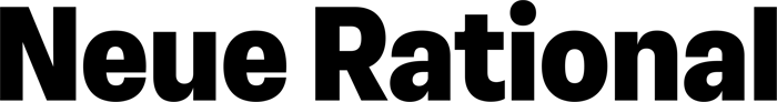 Neue Rational font preview