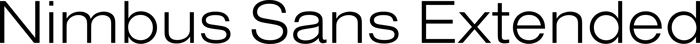 Nimbus Sans Extended font preview