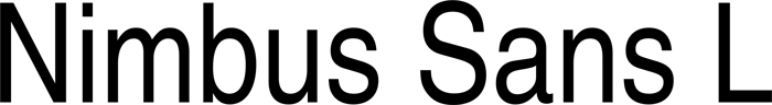 Nimbus Sans L font preview