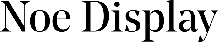 Noe Display font preview