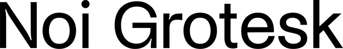 Noi Grotesk font preview