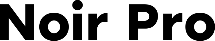 Noir Pro font preview