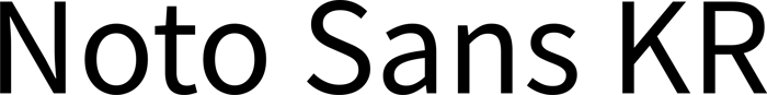 Noto Sans KR font preview