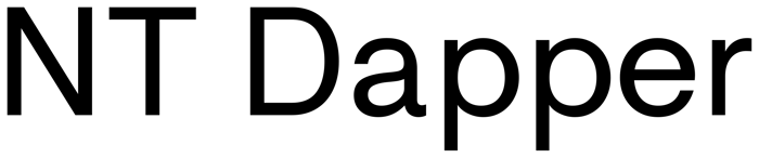 NT Dapper font preview