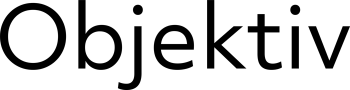 Objektiv font preview