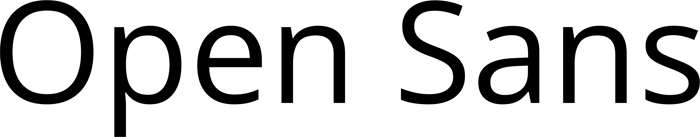 Open Sans font preview