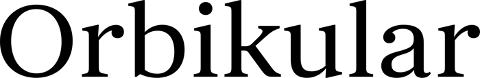 Orbikular font preview
