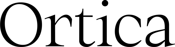 Ortica font preview