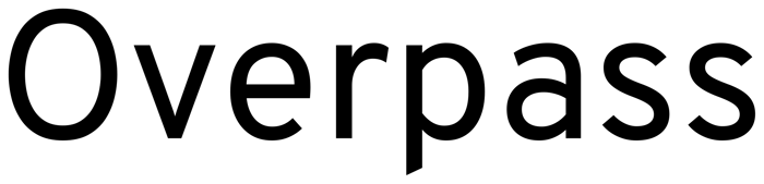 Overpass font preview