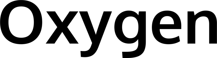 Oxygen font preview