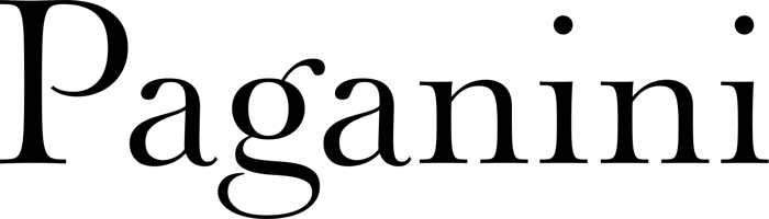 Paganini font preview