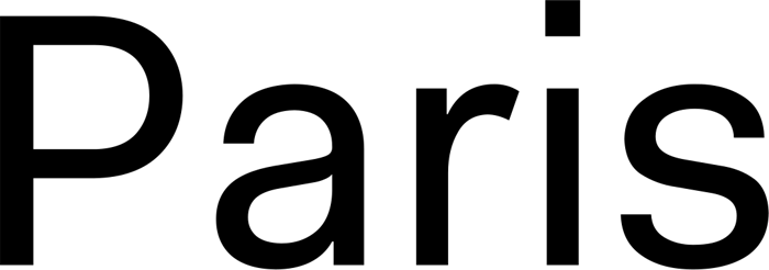 Paris font preview