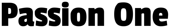 Passion One font preview