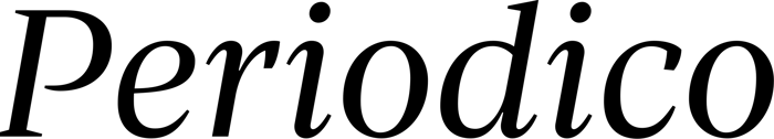 Periodico font preview