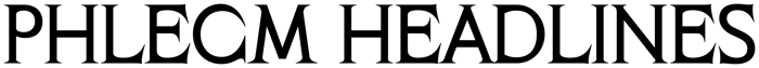 Phlegm Headlines font preview