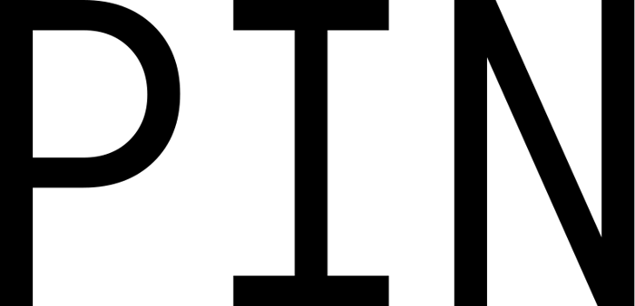 PIN font preview