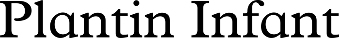 Plantin Infant font preview