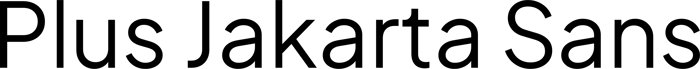 Plus Jakarta Sans font preview