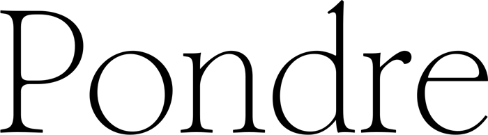 Pondre font preview