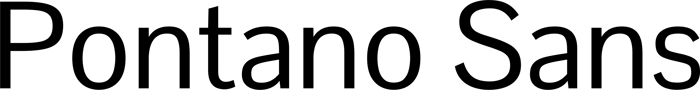 Pontano Sans font preview