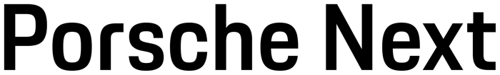 Porsche Next font preview