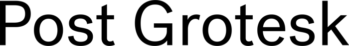 Post Grotesk font preview
