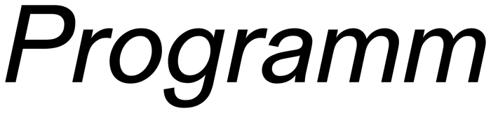 Programm font preview