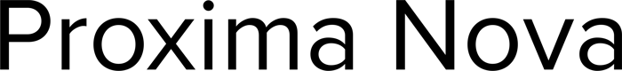 Proxima Nova font preview