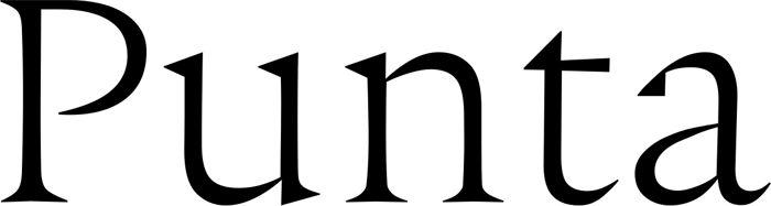 Punta font preview
