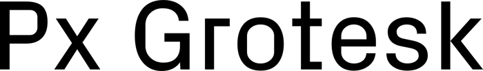 Px Grotesk font preview