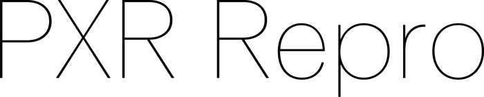 PXR Repro font preview