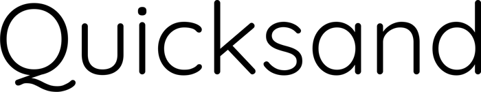Quicksand font preview