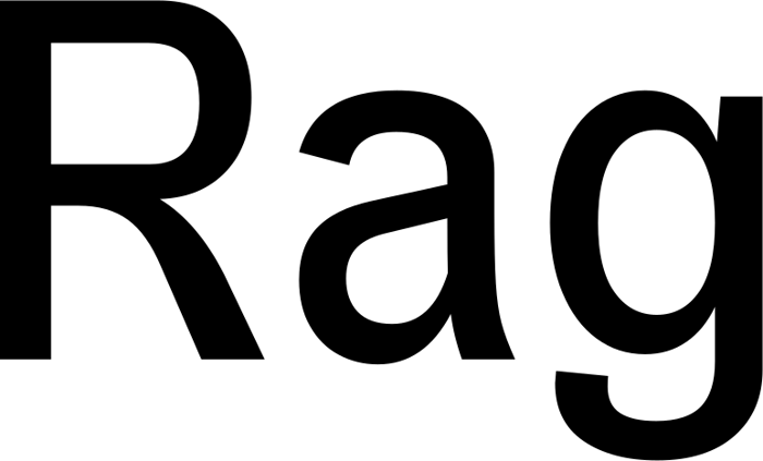 Rag font preview