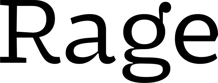 Rage font preview