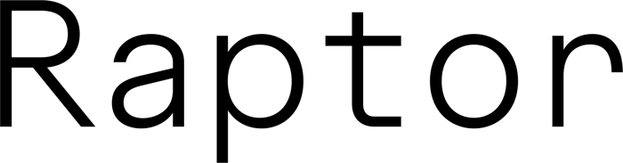 Raptor font preview