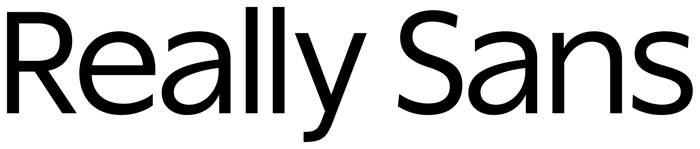 Really Sans font preview