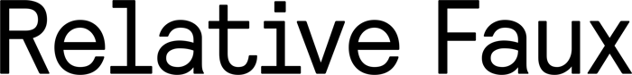 Relative Faux font preview