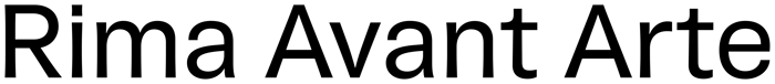 Rima Avant Arte font preview