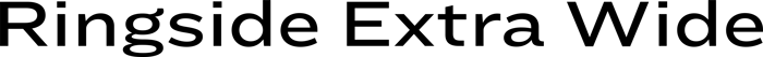 Ringside Extra Wide font preview