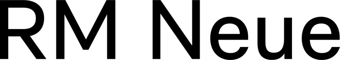 RM Neue font preview