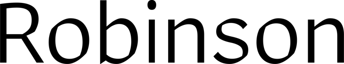 Robinson font preview
